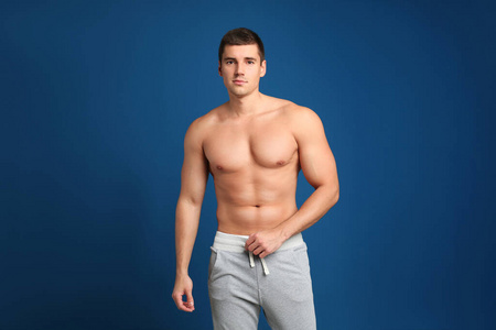 营养 成人 身体 建筑 肌肉 白种人 男子气概 热的 腹部