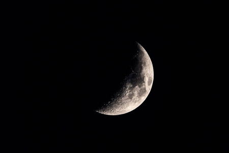 陨石坑 美丽的 宇宙 银河系 天堂 新月 天空 特写镜头