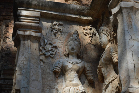 切特 杰德 崇拜 寺庙 瓦特 泰国 旅行 印度教 佛教 艺术