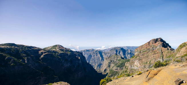 美丽的 旅行 自然 徒步旅行 风景 小山 目的地 山谷 地质学