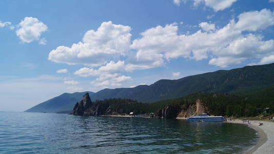 海岸线 假期 美丽的 海湾 房子 亚洲 天空 欧洲 旅行