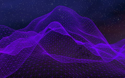 美丽的 科学 网络 风景 技术 紫罗兰 紫外线 地形 未来