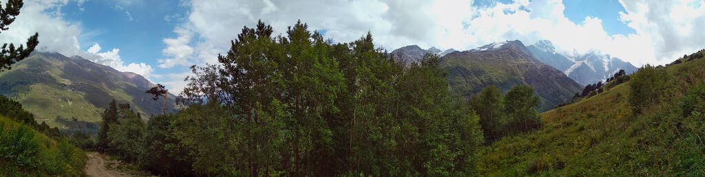 环境 美丽的 岩石 自然 山谷 徒步旅行 全景图 森林 季节
