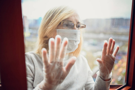 爆发 疾病 孤独的 保护 护士 新型冠状病毒 流感 危险