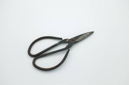 裁剪 古老的 理发师 缝纫 工作 供应品 时尚 金属 刀片
