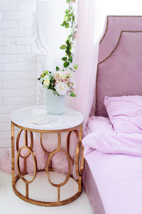 家具 浪漫 在室内 花束 颜色 紫色 桌子 奢侈 房子 房间