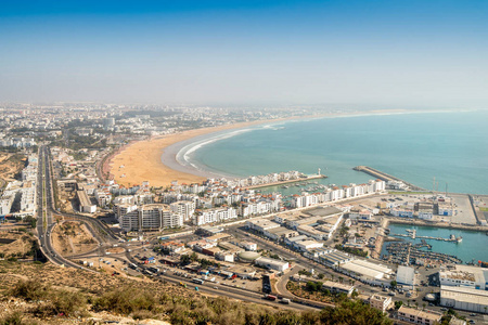旅游业 小山 海洋 地标 建筑学 城市 海岸线 摩洛哥人