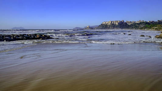 海景 航行 旅行 自然 全景图 全景 旅游业 波浪 海岸线