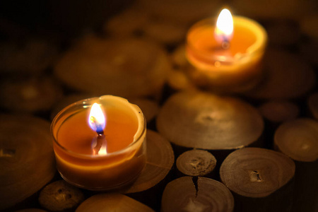 放松 浪漫 圣诞节 火焰 冥想 蜡烛 烛光 茶灯 死亡 浪漫的