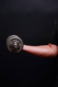 肌肉 哑铃 权力 杠铃 重的 举起 健美运动员 健康 运动