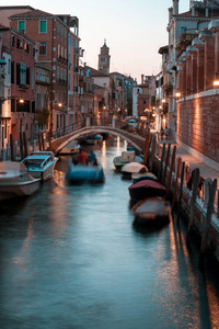 房子 浪漫的 照亮 城市 意大利 威尼斯人 建筑 威尼斯
