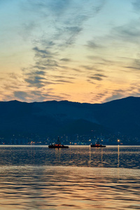 黄昏 夏天 海洋 黎明 风景 自然 反射 太阳 阳光 傍晚