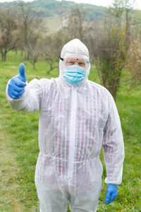 医生 男人 适合 感染 传染病 去污 危险 控制 保护 生物危害