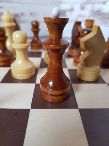 木材 主教 骑士 策略 游戏 将死 典当 女王 智力 棋盘