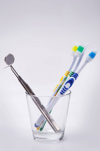 特写镜头 镜子 牙膏 口腔医学 探查 玻璃 牙龈 卫生 医疗保健