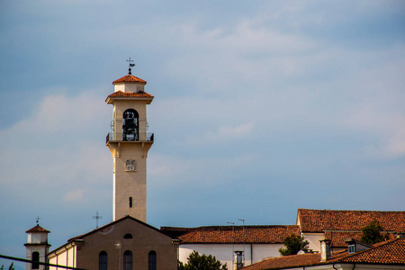 建筑 村庄 古老的 文化 自然 欧洲 意大利 天空 宗教