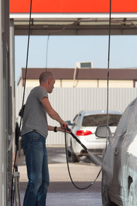 玻璃 洗涤剂 洗车 车辆 照顾 垫圈 打扫 商业 劳动 高的