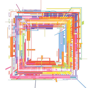 商业 广场 插图 建筑 绘画 建筑学 生长 成功 三维 金融