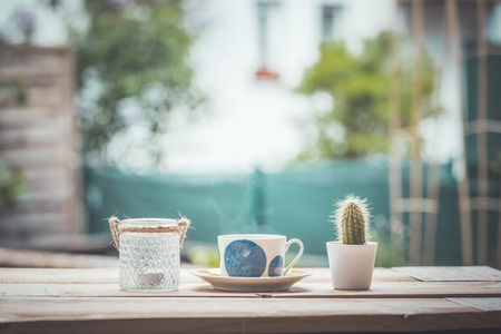 田园诗 自然 幸福 蜡烛 特写镜头 做梦 杯子 茶杯 打破