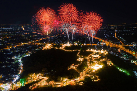 第四 颜色 城市 火花 烟花 基里 泰国 旅行 快乐 崇拜