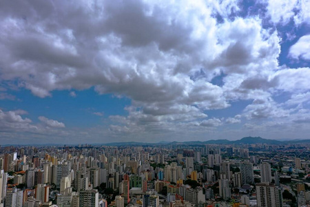 巴西 地标 鸟瞰图 建筑学 日落 天空 全景图 城市景观
