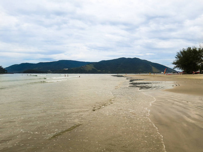 软的 美丽的 海滩 天空 海滨 旅行 海岸 海景 假期 放松