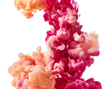 泡沫 油漆 水粉 五颜六色 颜料 水彩 粉红色 流动的 波动