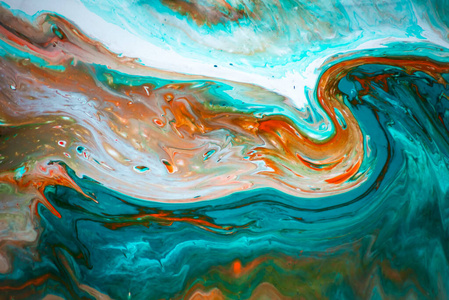 流体艺术.抽象的彩色背景,墙纸.混合颜料.照片