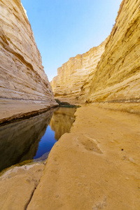 内盖夫 平均数据 天空 悬崖 荒野 峡谷 以色列 反射 自然