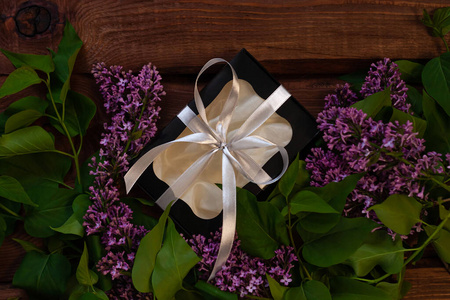 自然 横幅 生日 紫罗兰 邀请 月日 丝带 紫色 花的 假日