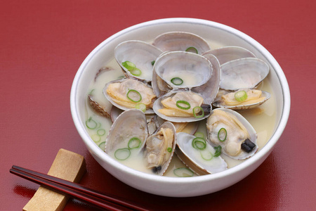 草本植物 蒸的 日本人 贝类 葡萄酒 午餐 传统 晚餐 开胃菜