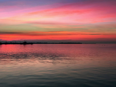 波动 海滩 海洋 颜色 假期 日出 早晨 地平线 风景 黎明