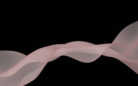 波动 透明的 丝带 动态 曲线 芳香 软的 放松 运动 围巾