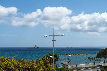 海滩 风景 天空 塞浦路斯 海岸 利马索尔 海景 海滨 云景