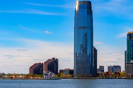 办公室 新的 港口 建筑 美国 城市 反射 摩天大楼 新泽西州