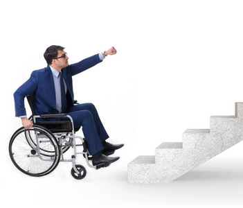 残疾人轮椅无障碍概念