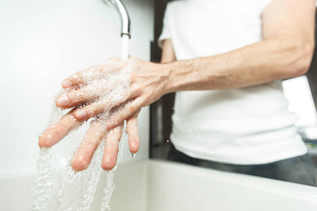 照顾 卫生 肥皂 跑步 擦洗 光晕 液体 泡沫 清洗 预防