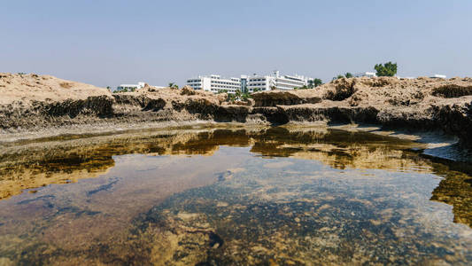 海岸 岩石 夏天 美丽的 假期 海滩 旅游业 地中海 欧洲