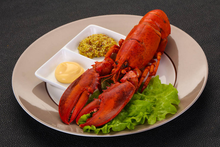 龙虾 盘子 开销 晚餐 海鲜 美味的 柠檬 餐厅 食物 沙拉