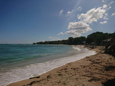 风景 自然 阴影 休息 墙纸 海滩 海景 加勒比 旅行 多米尼加