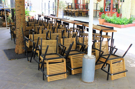 商店 经济 城市 冠状病毒 食物 保护 建筑 欧洲 椅子
