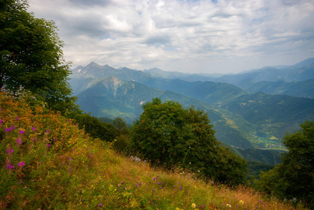 徒步旅行 冒险 朦胧 落下 自然 山谷 颜色 外部 气氛