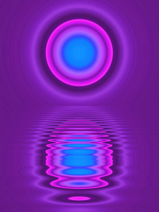 圆圈 艺术 涟漪 紫色 曲线 镜子 霓虹灯 纹理 反射 灵感