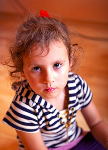 儿童 乐趣 美丽的 宝贝 眼睛 面对 童年 头发 肖像 小孩