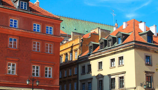 外观 古老的 首都 建筑学 华沙 地标 城市 公寓 物业