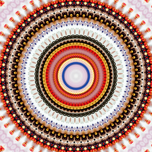 多色 横幅 织物 曼陀罗 激光 运动 瑜伽 霓虹灯 墙纸