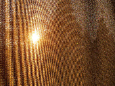 树后面的丝网布设计效果独特美丽的金色背景