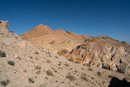 自然 托泽尔 峡谷 砂岩 小山 摩洛哥 天空 佩特拉 全景图