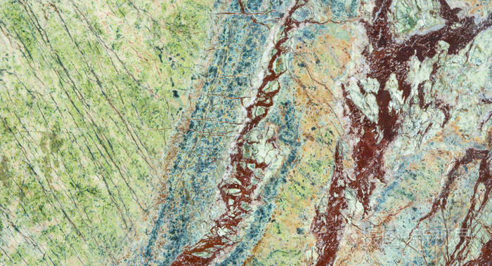 美丽的彩色天然大理石抽象图案