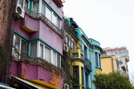 旅游业 多色 地标 旅游 火鸡 旅行 伊斯坦布尔 房子 流行的